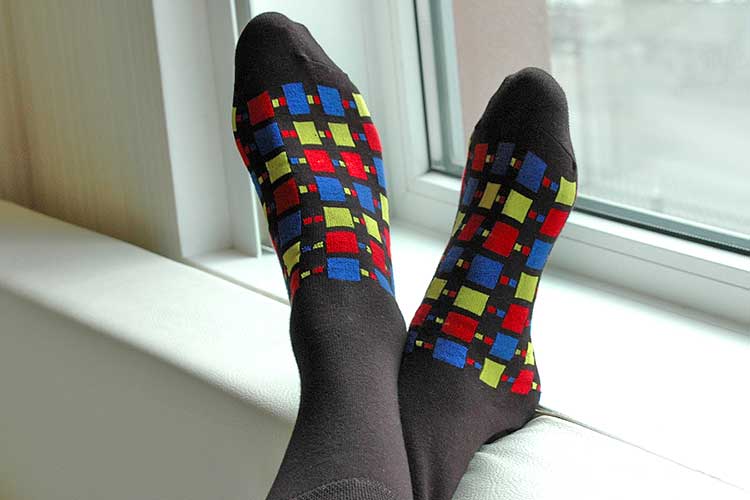 Проект НаБосуНогу - мужские носки с рисунками